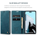 Miniatyrbillede 6 af 8: CASEME Retro tegnebog taske til iPhone 15 Pro - Blå Blue
