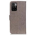 Pikkukuva 4 / 10: KHAZNEH Wallet Stand Case for Xiaomi Redmi 10 - Grey Grey