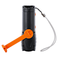 Miniatyrbild 2 av 6: Handvev AM / FM Radio LED Ficklampa 1200mAh Emergency Power Bank Svart