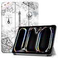Miniatyrbillede 1 af 7: Til iPad Pro 11 (2024) Etui Tre-fold Stativ Tablet Cover - Tower Multicolor