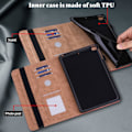 Miniatyrbillede 6 af 11: Til iPad 10.2 (2021)/(2020)/(2019) Almindeligt PU-læder tabletcover Red