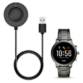 Miniatyrbillede 7 af 7: Til Fossil Gen 6/Gen 5 FTW4024/FTW4025/FTW4026 Smart ur-oplader Black