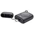 Miniatyrbild 3 av 9: Qi Trådlös Powerbank Till Apple Watch Series 7/6/5/4/3/2/1 2580mAh Svart