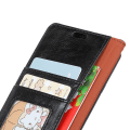 Miniatyrbillede 3 af 6: Tekstureret Split Læder Pung Taske Samsung Galaxy A7 (2018) Black