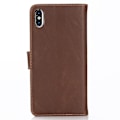 Miniatyrbillede 4 af 5: Retro Wallet Mobile Phone Case for iPhone XS Max - Coffee Brown