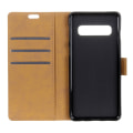 Miniatyrbillede 3 af 5: Wallet Stand Læder Beskyttende Telefontaske til Samsung Galaxy S10 - Sort Black