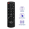 Miniatyrbild 2 av 5: TV fjärrkontroll Ersättning för N2QAYB001094 För Panasonic TV Svart