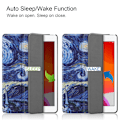 Miniatyrbild 5 av 8: Apple iPad 10.2 2021/2020/2019 Slim fit tri-fold fodral - Abstract multifärg
