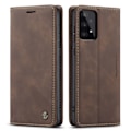 Miniatyrbillede 1 af 6: CASEME Retro Wallet Case for Samsung Galaxy A33 5G - Coffee Brown