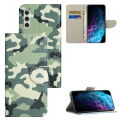 Miniatyrbillede 2 af 7: Til Samsung Galaxy A25 tegnebogstativetui mønstertelefoncover Multicolor
