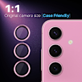 Miniatyrbillede 3 af 5: NORTHJO til Samsung Galaxy S25+ Hærdet Glas Kameralinsebeskytter Pink