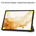 Miniatyrbilde 8 av 9: Tri-fold Smart-etui med stativ for Samsung Galaxy Tab S10+ (S10 Plus) Multicolor