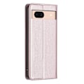 Miniatyrbillede 3 af 6: BINFEN COLOR Til Google Pixel 8a Etui PU Læder Telefoncover Pink gold
