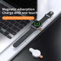 Miniatyrbillede 6 af 9: Trådløs USB-C hurtig magnetisk oplader til Apple Watch Series 1-8 Black