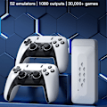 Pikkukuva 3 / 10: Game Stick 4K Dual 2.4G langattomat peliohjaimet ja 128G 30000+ Games for TV White