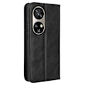 Pikkukuva 7 / 7: Vintage lompakkokotelo Ulefone Note 17 Pro Black