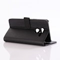 Miniatyrbillede 2 af 5: Crazy Horse Texture Retro Flip Taske til LG G8 ThinQ - Sort Black
