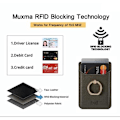 Pikkukuva 2 / 7: MUXMA-kortinpidikkeen rengasteline RFID-estävä liimainen luottokorttipaikka - Green
