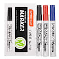 Miniatyrbild 8 av 11: Whiteboard Marker Penna Målning Ritning - 3 st i olika färger Blå