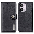 Pikkukuva 1 / 9: KHAZNEH Xiaomi Redmi 13C lompakkokotelon suojakuori Black