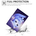 Miniatyrbild 8 av 10: Apple iPad 10.9 2022 Vikbart fodral korthållare - Katt Vit