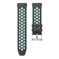 Pikkukuva 4 / 5: Soft Silicone Watch Strap for Huawei Watch GT 2e - Grey/Green Grey