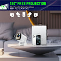 Pikkukuva 3 / 11: HY260 Pro -projektori 1 Gt + 8 Gt Android 11.0 WiFi6 BT5.4 Kotiteatteri 200 ANSI Lumenia White