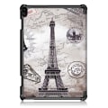 Miniatyrbild 3 av 8: Tri-fold Fodral till Lenovo Tab P10 - Eiffel Tower multifärg