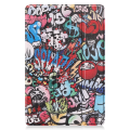 Miniatyrbilde 9 av 9: Slim Fit Dekseldeksel Til Samsung Galaxy Tab S7/S8 - Graffiti Multicolor