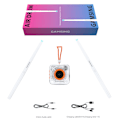 Pikkukuva 4 / 7: GAMSING Air Drum Set Bluetooth-kaiutintikkuilla Kannettava rumpusetti White