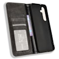 Pikkukuva 5 / 7: Lompakkoteline Käännettävä puhelinkotelo Samsung Galaxy S24 - musta Black