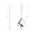 Pikkukuva 1 / 5: DAITE Soft Silicone Apple Airpods Ear Phone Protector Cover with Anti-lost Wire