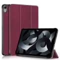 Miniatyrbilde 1 av 9: Tri-fold Stativveske for iPad 10.9 (2022) Tablettdeksel - Wien Rød Wine red