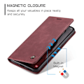 Miniatyrbillede 5 af 8: CASEME Retro Pung Taske til Samsung Galaxy A35 Red