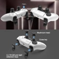 Miniatyrbild 8 av 8: Playstation 5 / PS5 L2 R2 Trigger Extender + D-pad knappsats Tumgrepp Kontroll Svart