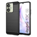 Pikkukuva 7 / 7: Xiaomi Redmi 13C:lle hiilikuiturakenne Takakansi - musta Black