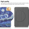 Miniatyrbilde 6 av 10: Tri-fold Stativveske for iPad 10.9 (2022) Tablettdeksel - Maleri Multicolor