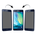 Pikkukuva 2 / 2: Insynsskydd / Privacy Skärmskydd till Samsung Galaxy A3 Transparent
