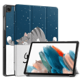 Pikkukuva 1 / 7: Kolminkertainen telinekotelo Samsung Galaxy Tab A9 8.7" - Cat Multicolor