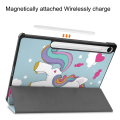 Miniatyrbillede 6 af 8: Trifoldet stativ Smart Taske til Samsung Galaxy Tab S9 FE Multicolor