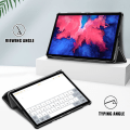 Pikkukuva 10 / 10: Kolminkertainen jalustan kansi Lenovo Tab P11: lle - musta Black