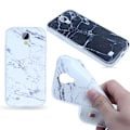 Miniatyrbillede 1 af 7: Samsung Galaxy S6 TPU Skal Marmor White