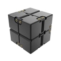 Pikkukuva 1 / 7: Fidget Toy Infinite Cube Stress Relief Flip Block - Musta Black