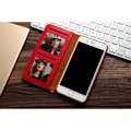Pikkukuva 5 / 9: CMAI2 Litchi plånboksfodral till iPhone 7 Plus - Röd Red