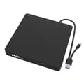 Miniatyrbilde 6 av 8: USB 3.0 + Type-C DVD-stasjon Ekstern CD-leser VCD-brenner Ultra tynn Black