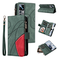 Miniatyrbillede 1 af 10: KT Multi-function Series-5 For Xiaomi 12T / 12T Pro Phone Case - Green Green