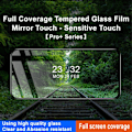 Miniatyrbilde 6 av 6: Google Pixel 8a IMAK Pro+ Full Coverage Herdet Glass Svart Transparent