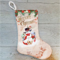 Pikkukuva 1 / 3: Julstrumpa Julklappsstrumpa - Snögubbe och barn Multicolor