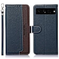 Miniatyrbillede 1 af 6: KHAZNEH Telefondæksel til Google Pixel 7 Pro - Blå/Brun Blue