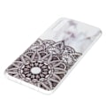 Miniatyrbillede 2 af 5: Marble Pattern IMD TPU Soft Back Case for Samsung Galaxy A70 - Style B Black